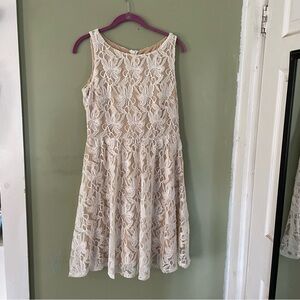 Danny & Nicole lace fit and flare dress